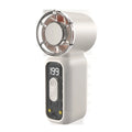 New Mini Handheld Fan: Transparent Turbine Design, Portable, Rechargeable, Outdoor High-Speed Mini Fan