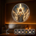 God and Jesus pattern projection light, six patterns to change, room ceiling background decorative light